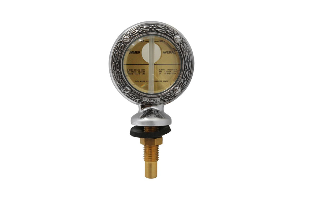 Motometer - Chrome - Stamped Wreath
