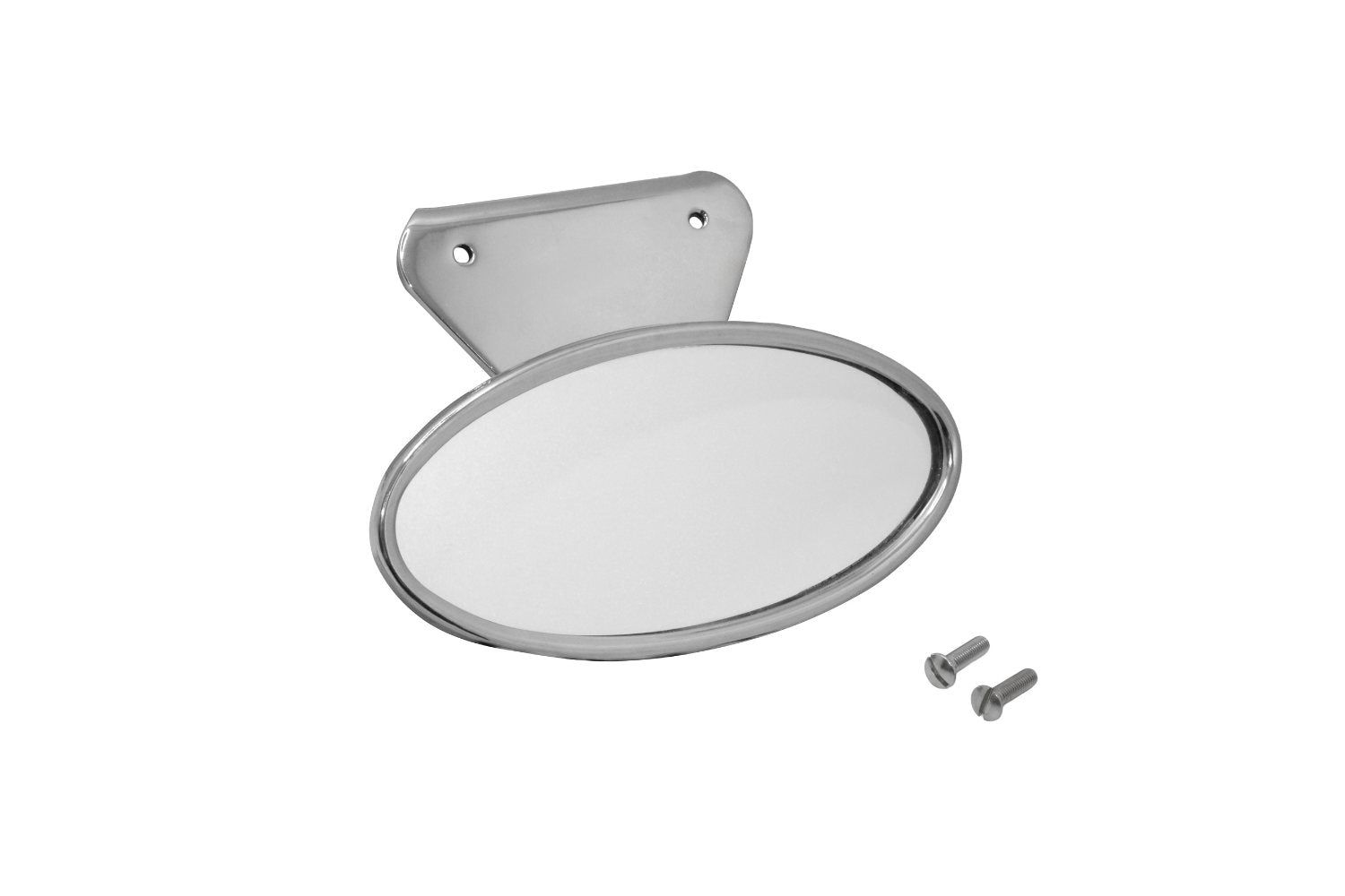 Rear View Mirror-Flat Mount with Lip