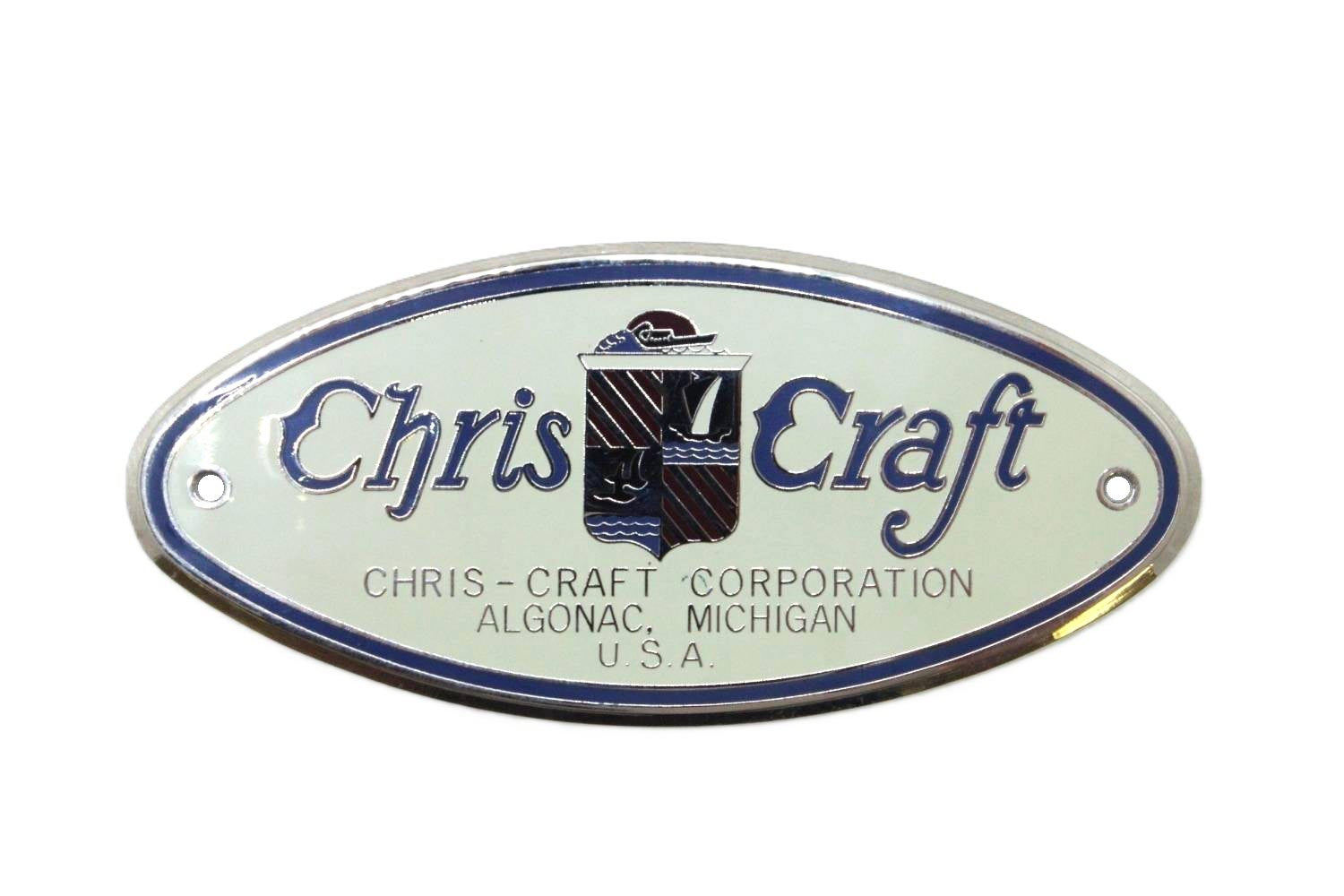 Chris Craft Nameplate