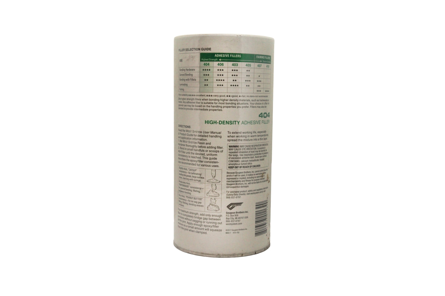 WEST SYSTEM Filler #404, High Density 15.3 oz