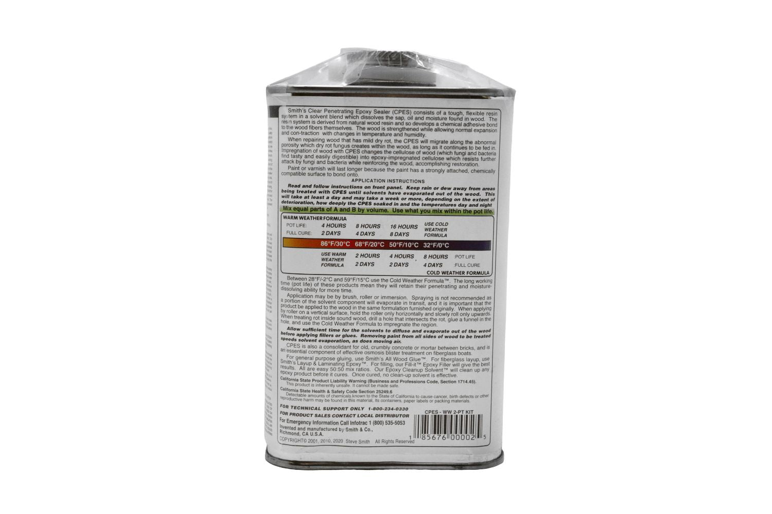 Smith and Company, CPES, Warm Weather Epoxy Sealer