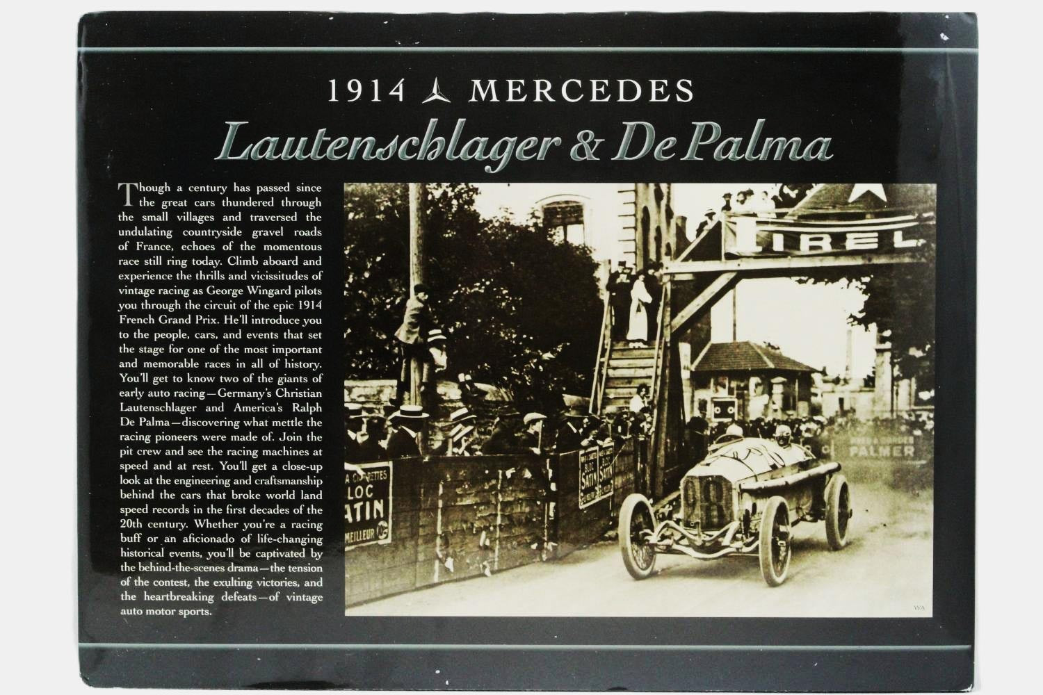 1914 Mercedes Lautenschlager Book