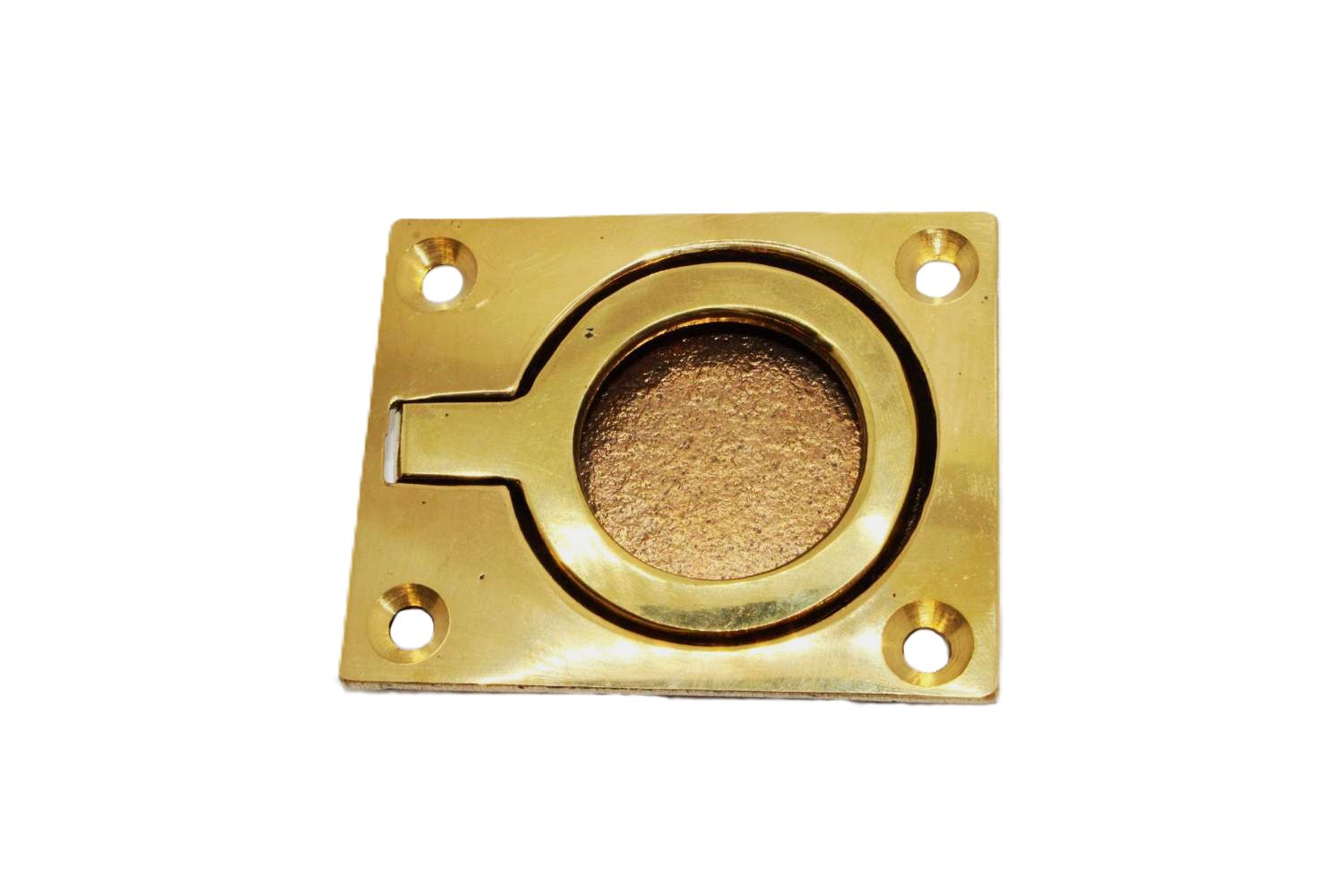 Flush Brass Ring Pull