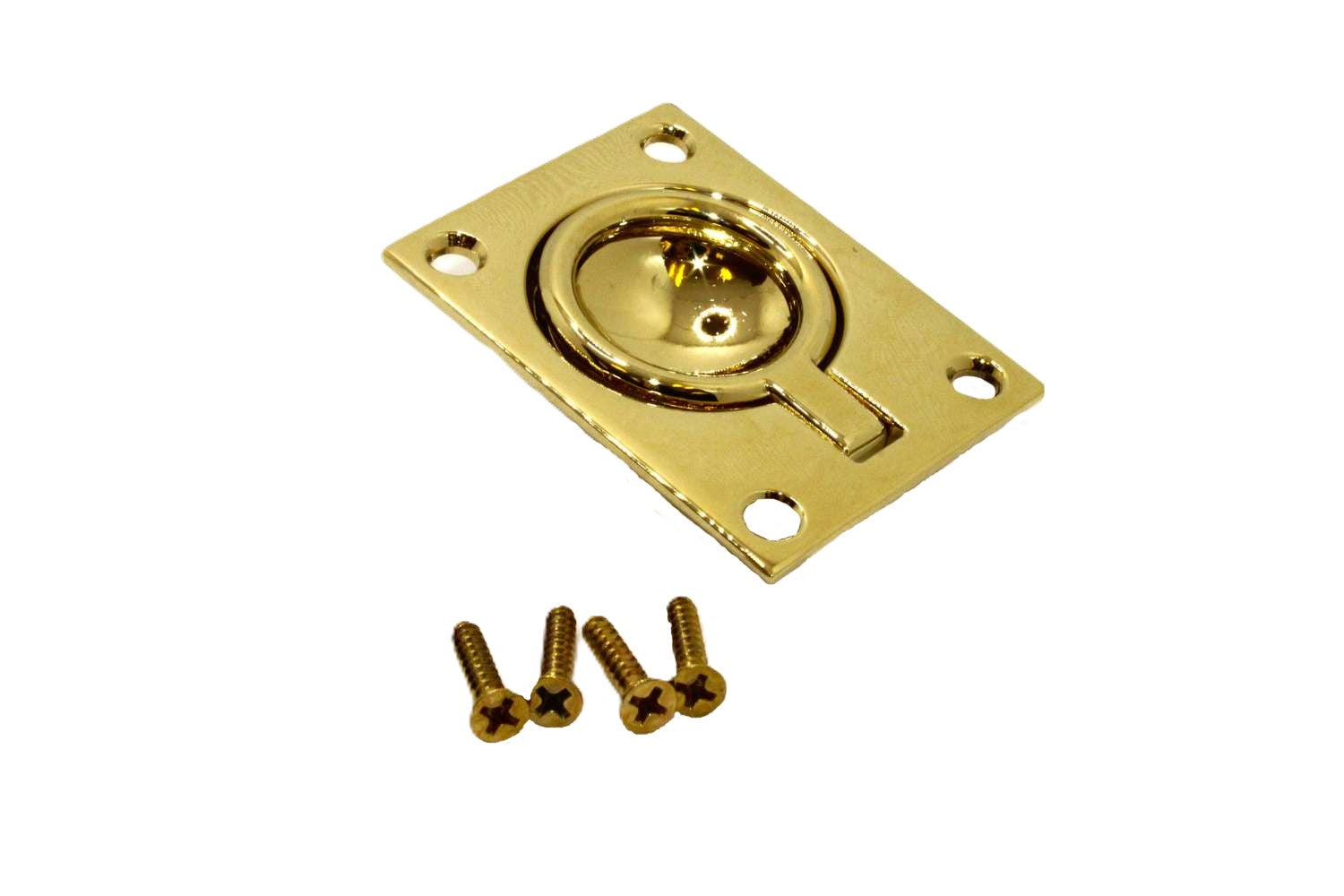 Flush Brass Ring Pull