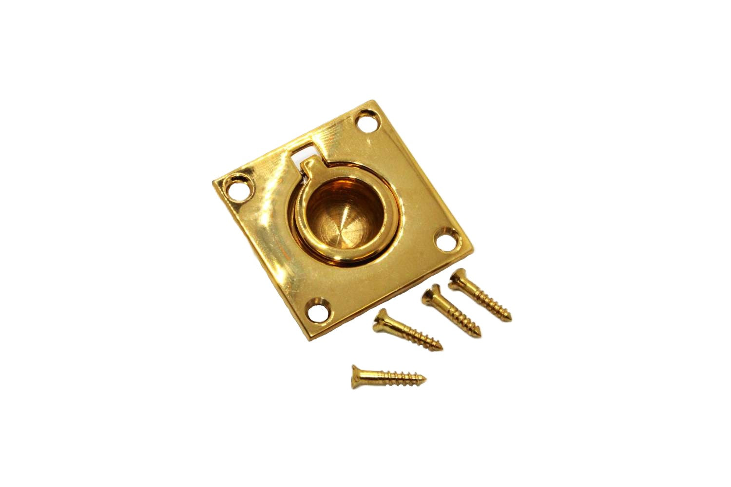 Flush Brass Ring Pull