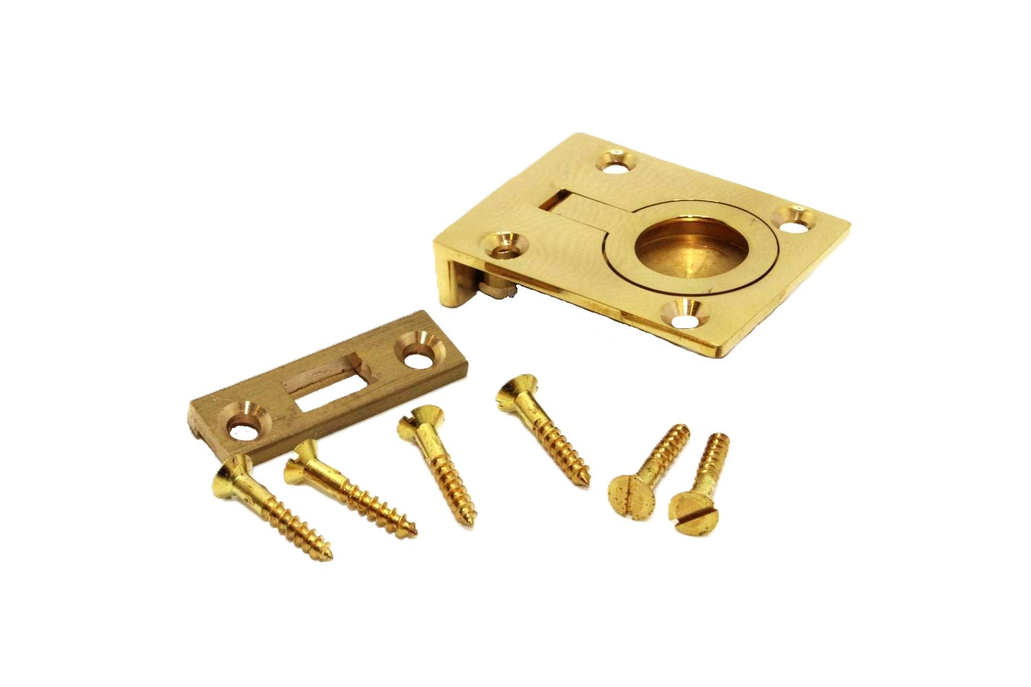 Flush Brass Ring Pull