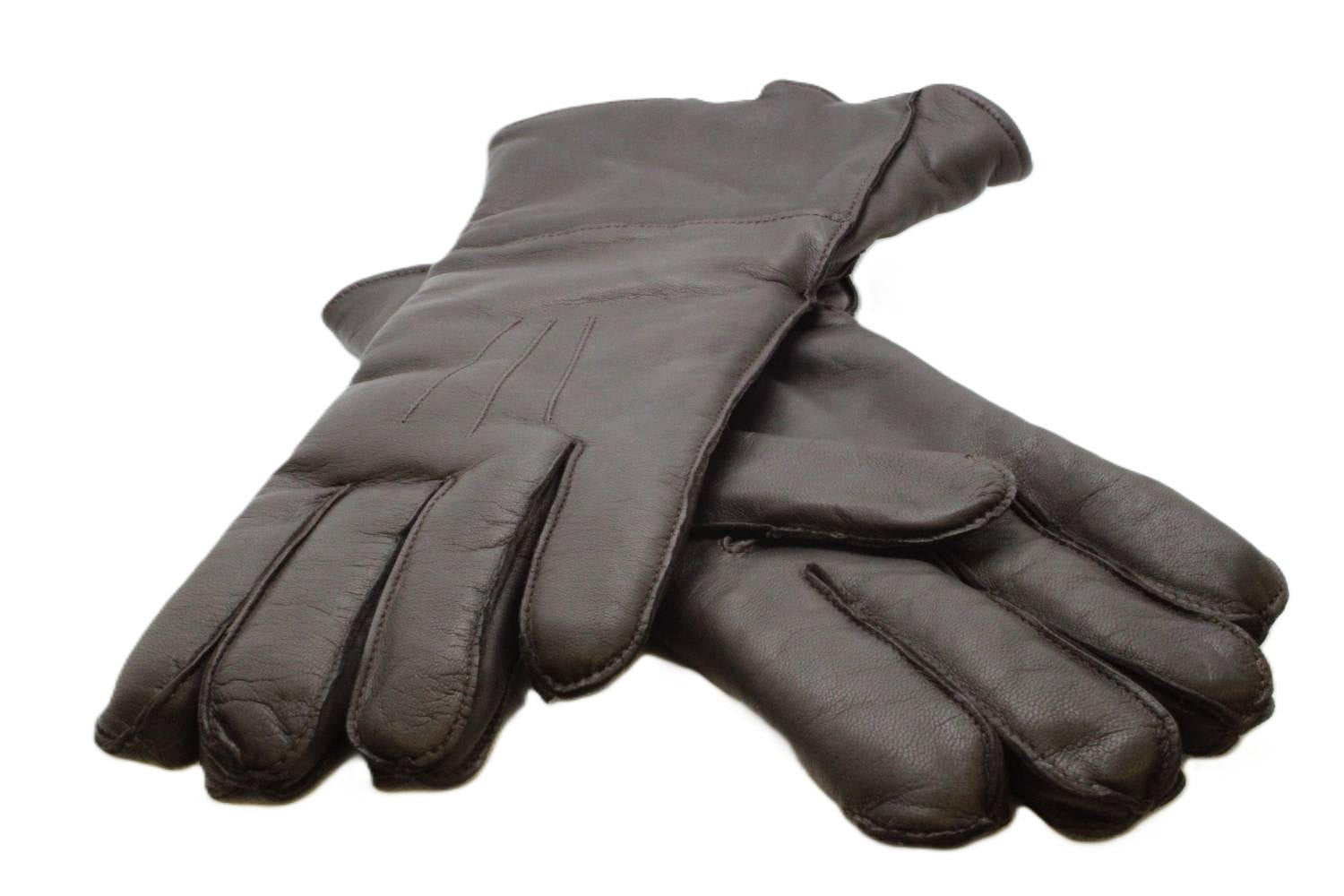 Black Leather Gauntlets