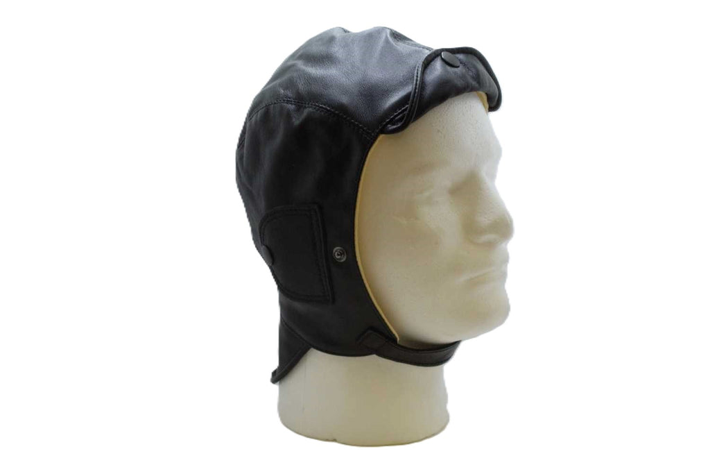 Brown Leather Helmet
