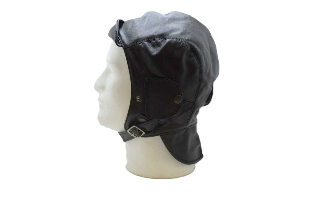 Brown Leather Helmet