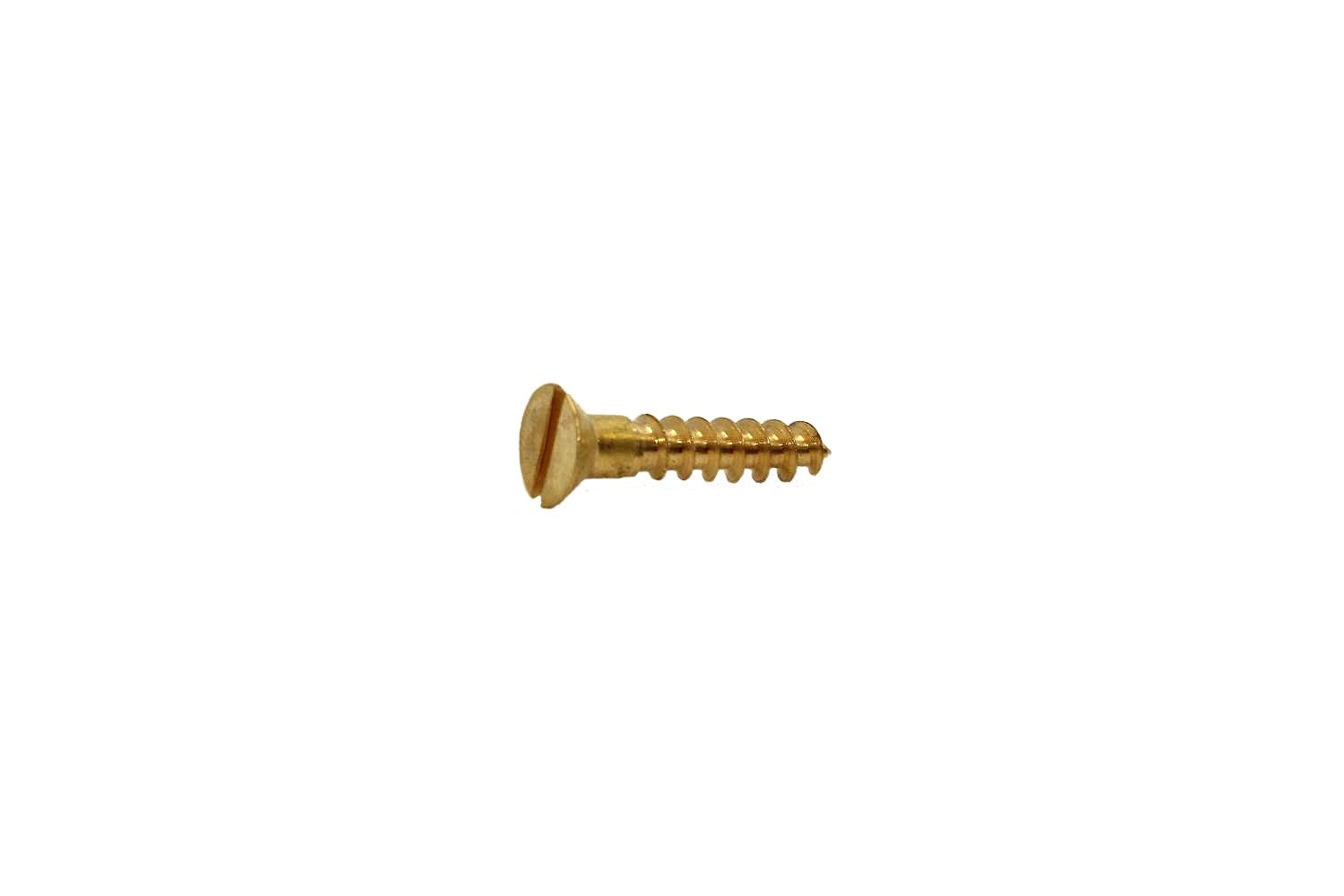 Wood Screws Flat Head  Brass- #6