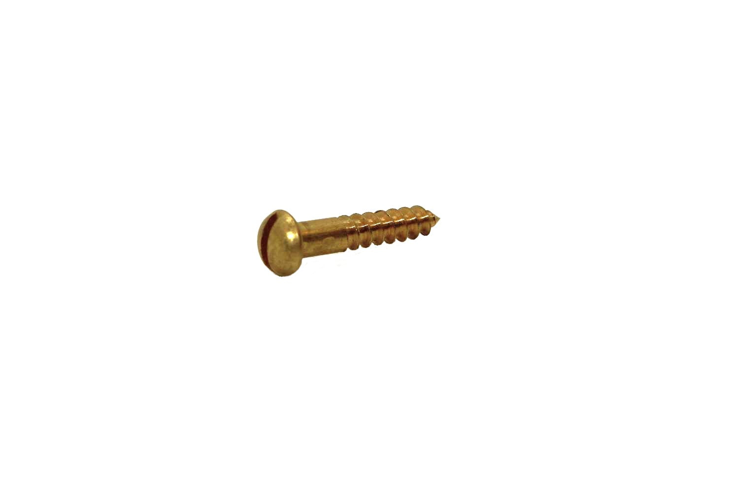Wood Screws Round Head Brass #5