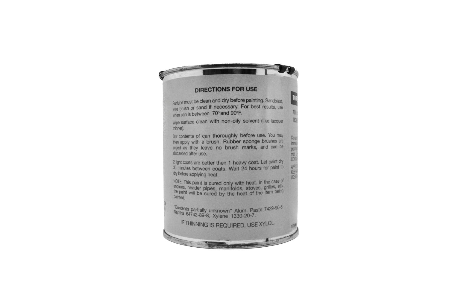 High Temperature Exhaust & Manifold Paint
